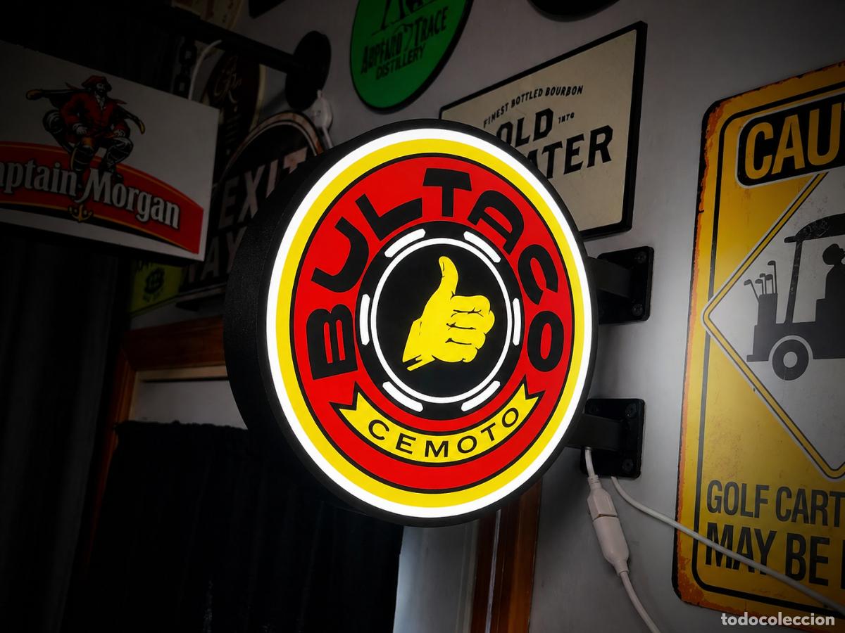 Coleccionismo de carteles: Cartel Luminoso LED BULTACO