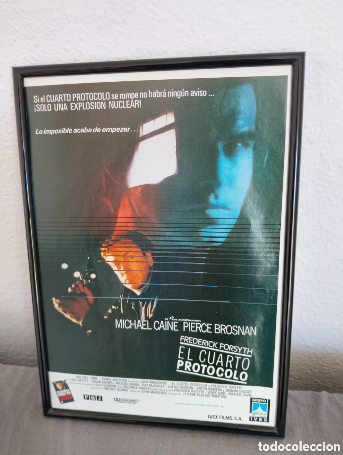 Collectionnisme d'affiches: El cuarto protocolo cuadro de cine a&ntilde;os 80 pel&iacute;cula