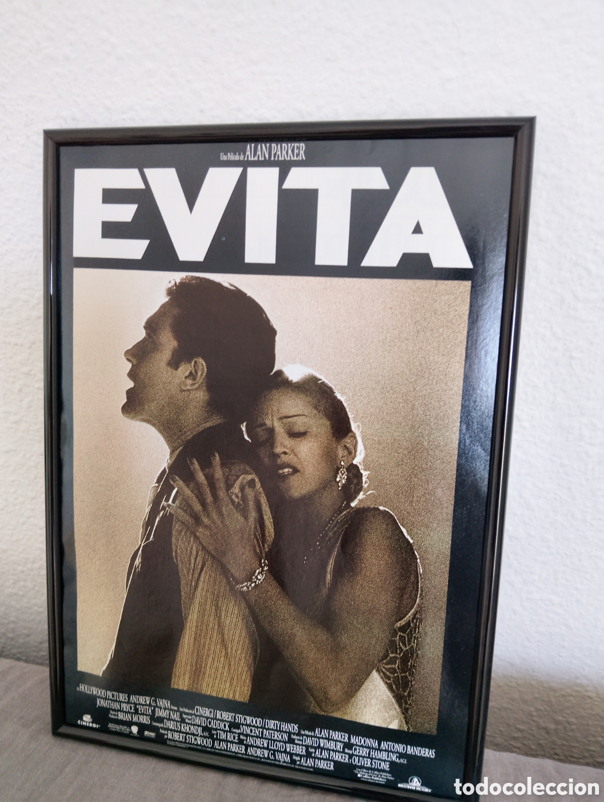 Collectionnisme d'affiches: Evita pel&iacute;cula cuadro publicidad cine a&ntilde;os 90