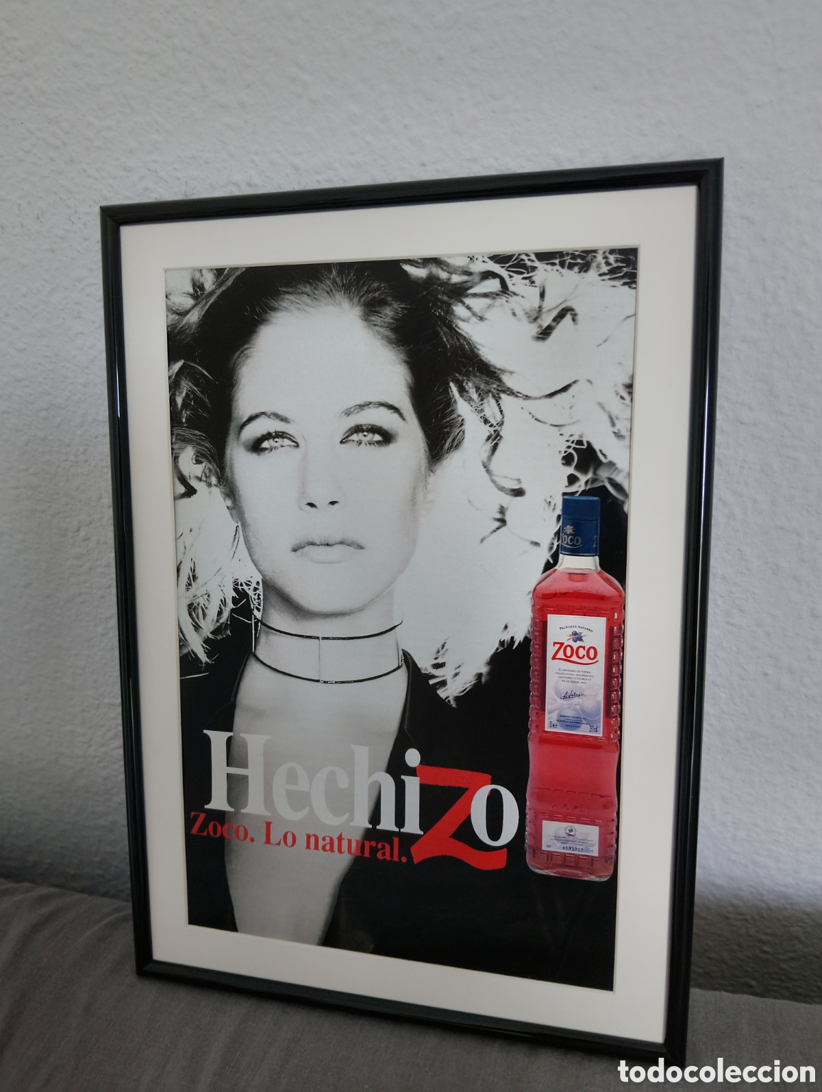 Collectionnisme d'affiches: Pachar&aacute;n Zoco cuadro publicidad retro a&ntilde;os 90 bar bebida