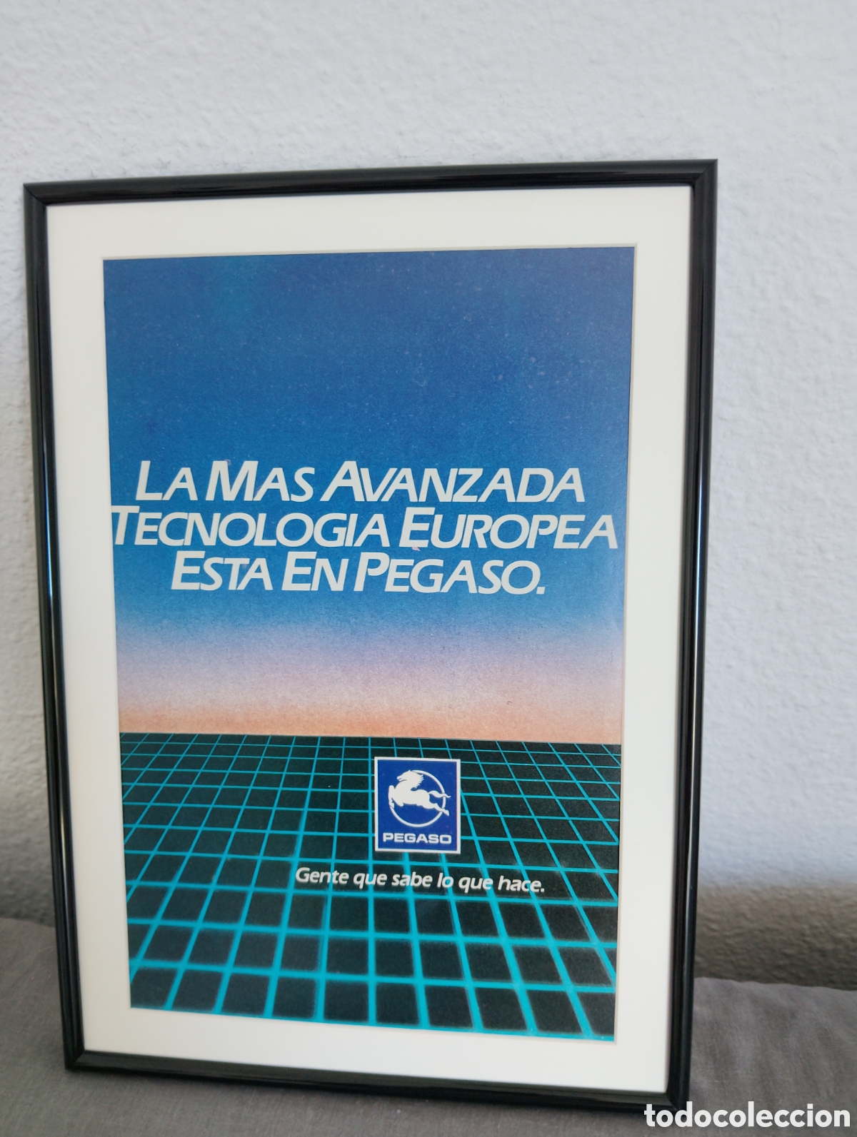 Coleccionismo de carteles: Pegaso camiones cuadro publicidad vintage a&ntilde;os 80