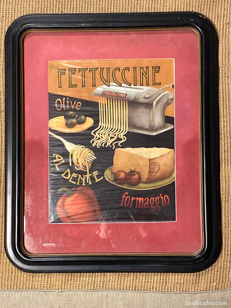 Coleccionismo de carteles: POSTER FETTUCCINE DAPHNE BRISSONNET 57X47 CM. MARCO DE MADERA