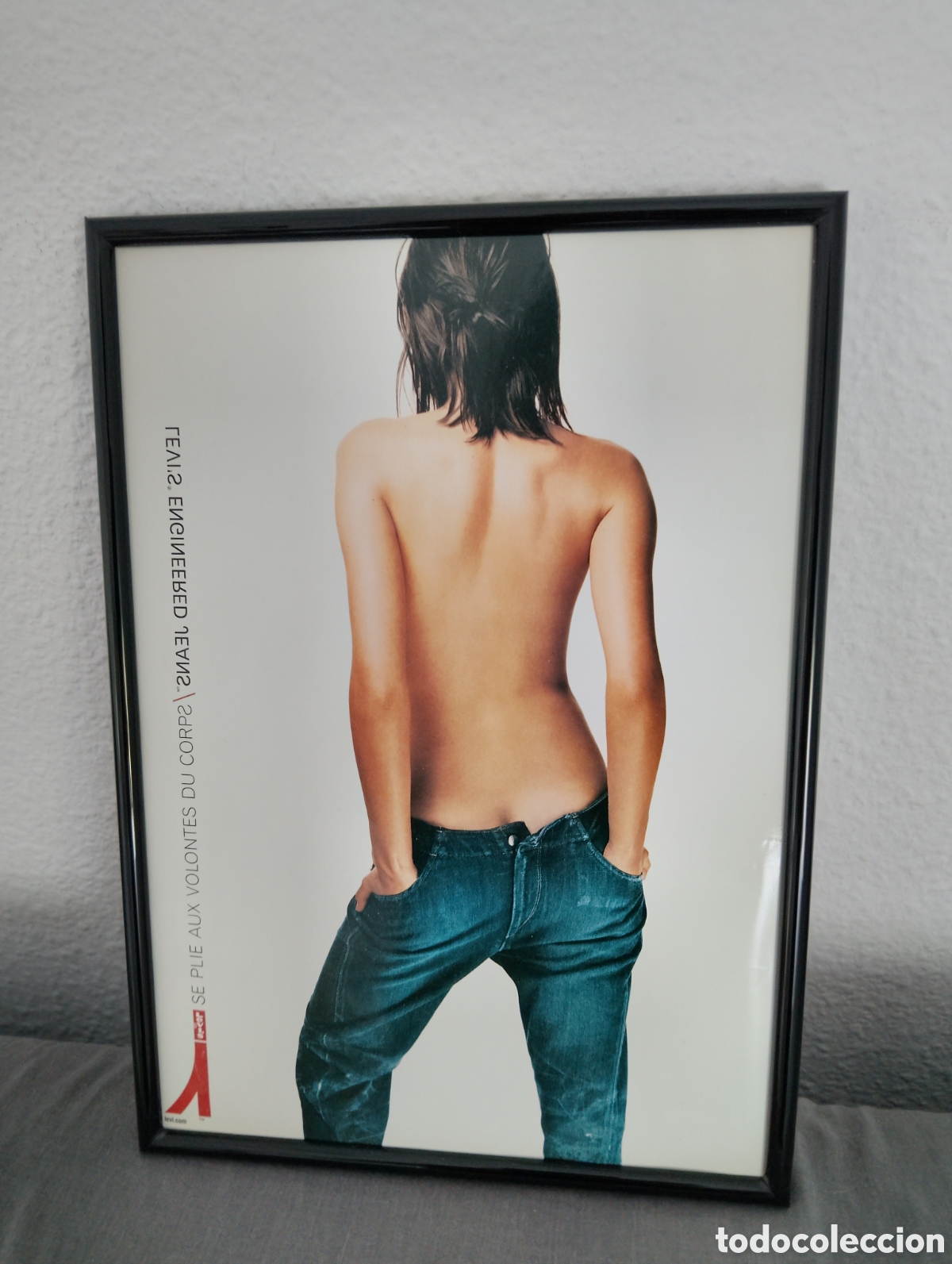 Coleccionismo de carteles: Levis vaqueros jeans cuadro publicidad moda a&ntilde;os 00