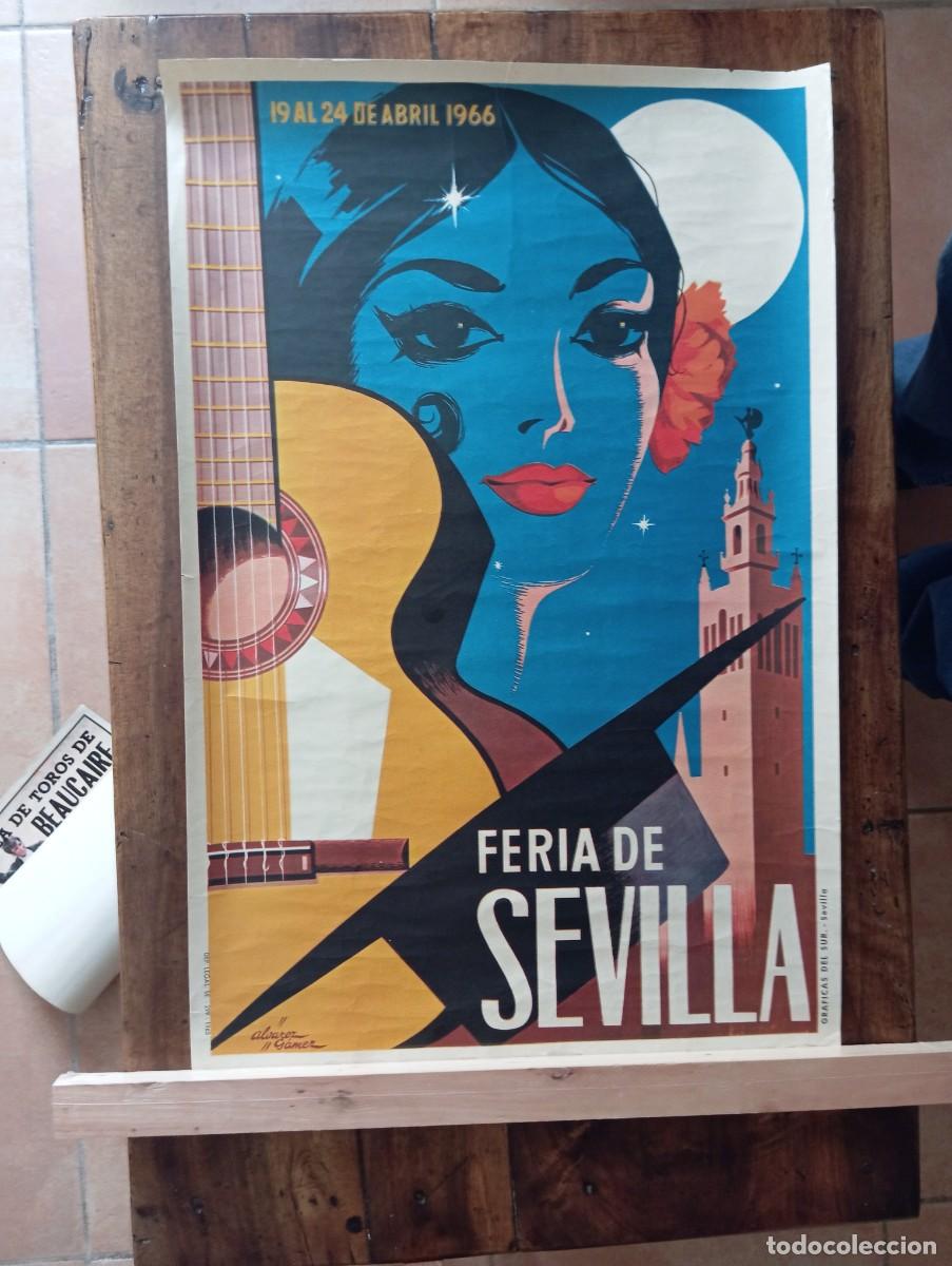 Coleccionismo de carteles: POSTER AFFICHE SEVILLA FERIA ILLUSTRADOR