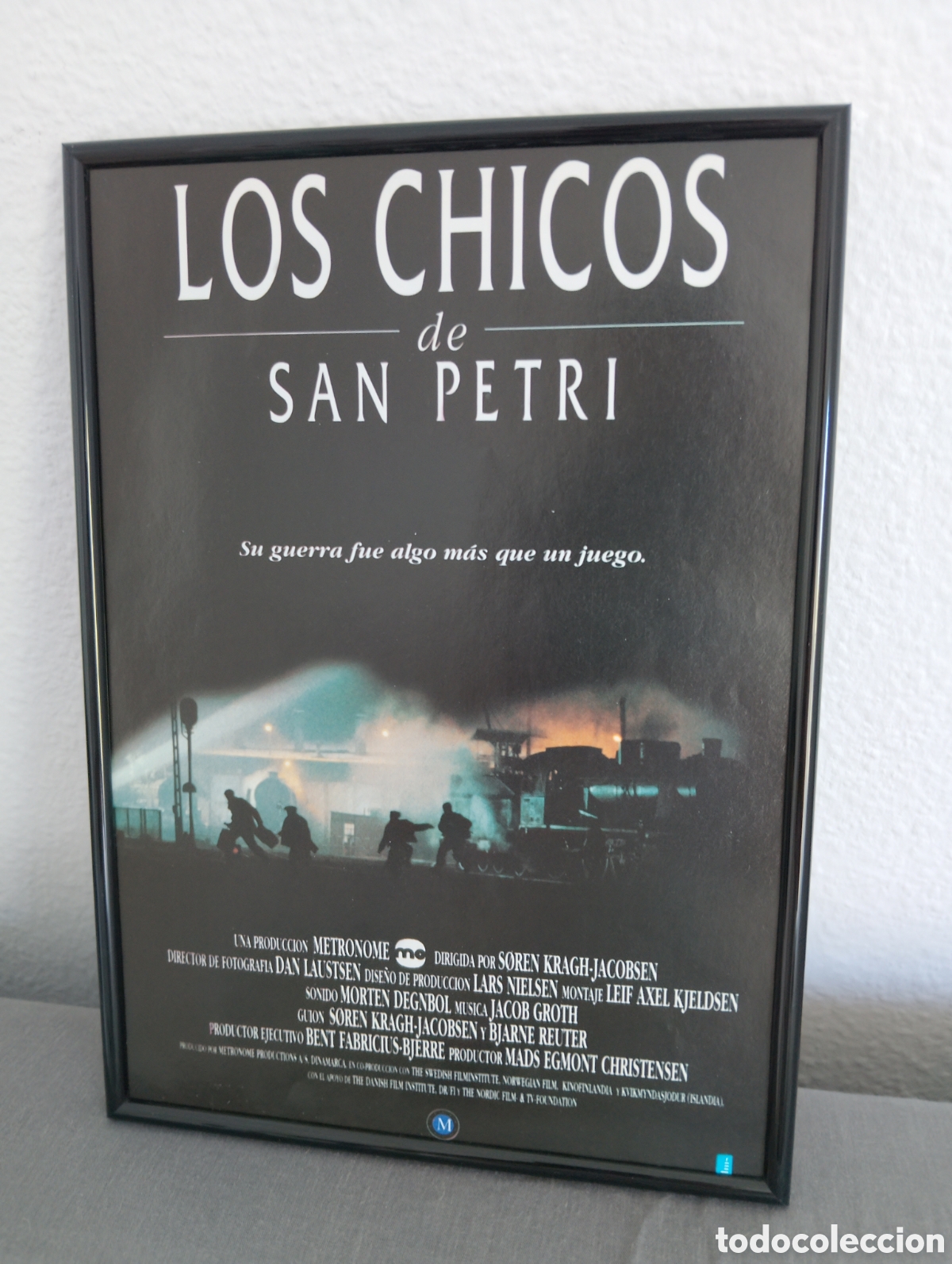 Coleccionismo de carteles: Los chicos de San Petri cuadro publicidad cine a&ntilde;os 90