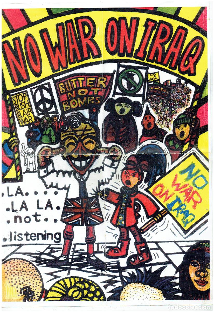 Coleccionismo de carteles: CARTEL: NO WAR ON IRAQ. (B/48.1)