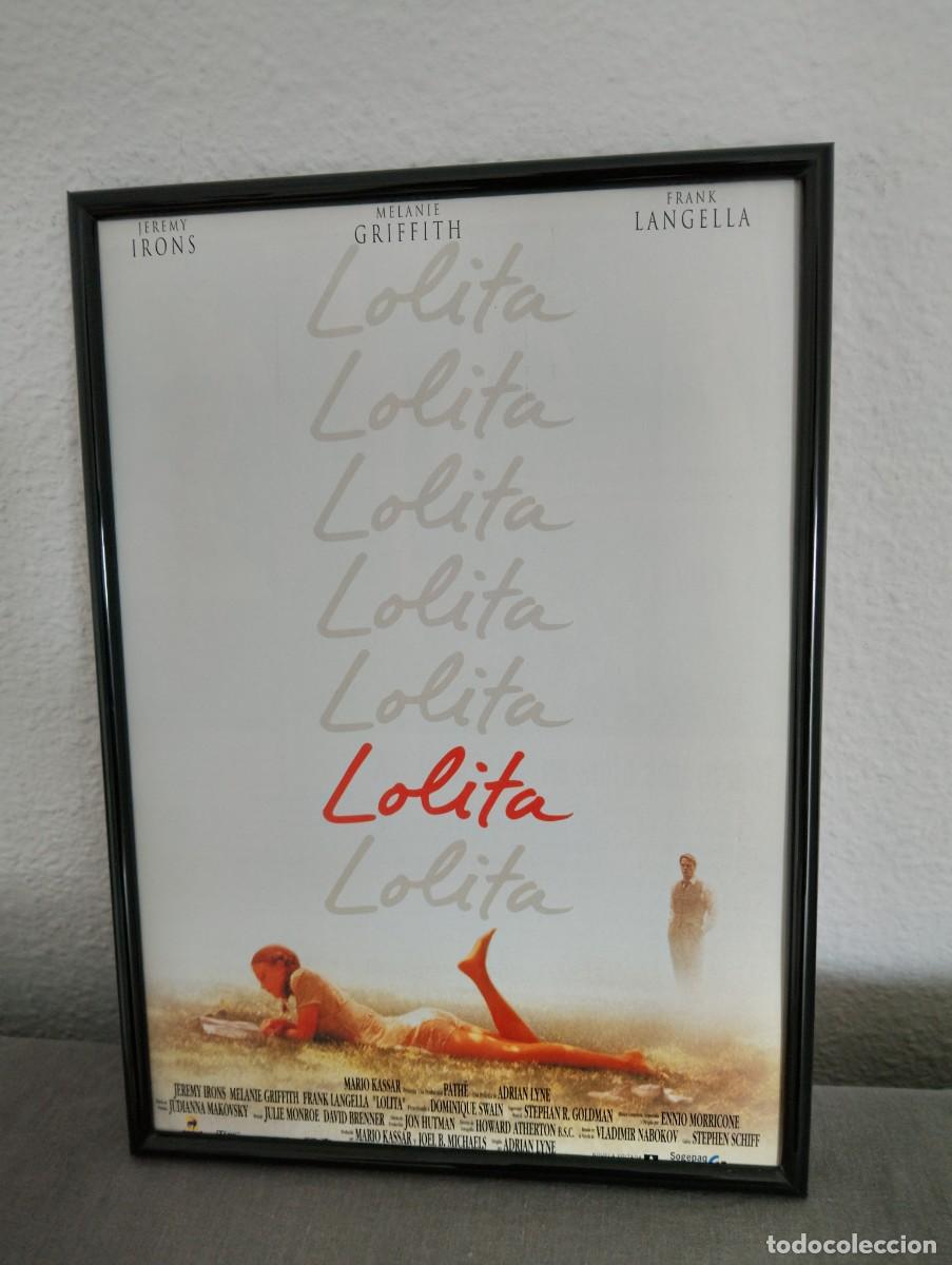 Coleccionismo de carteles: Lolita cuadro publicidad cine pel&iacute;cula Lolita a&ntilde;os 90
