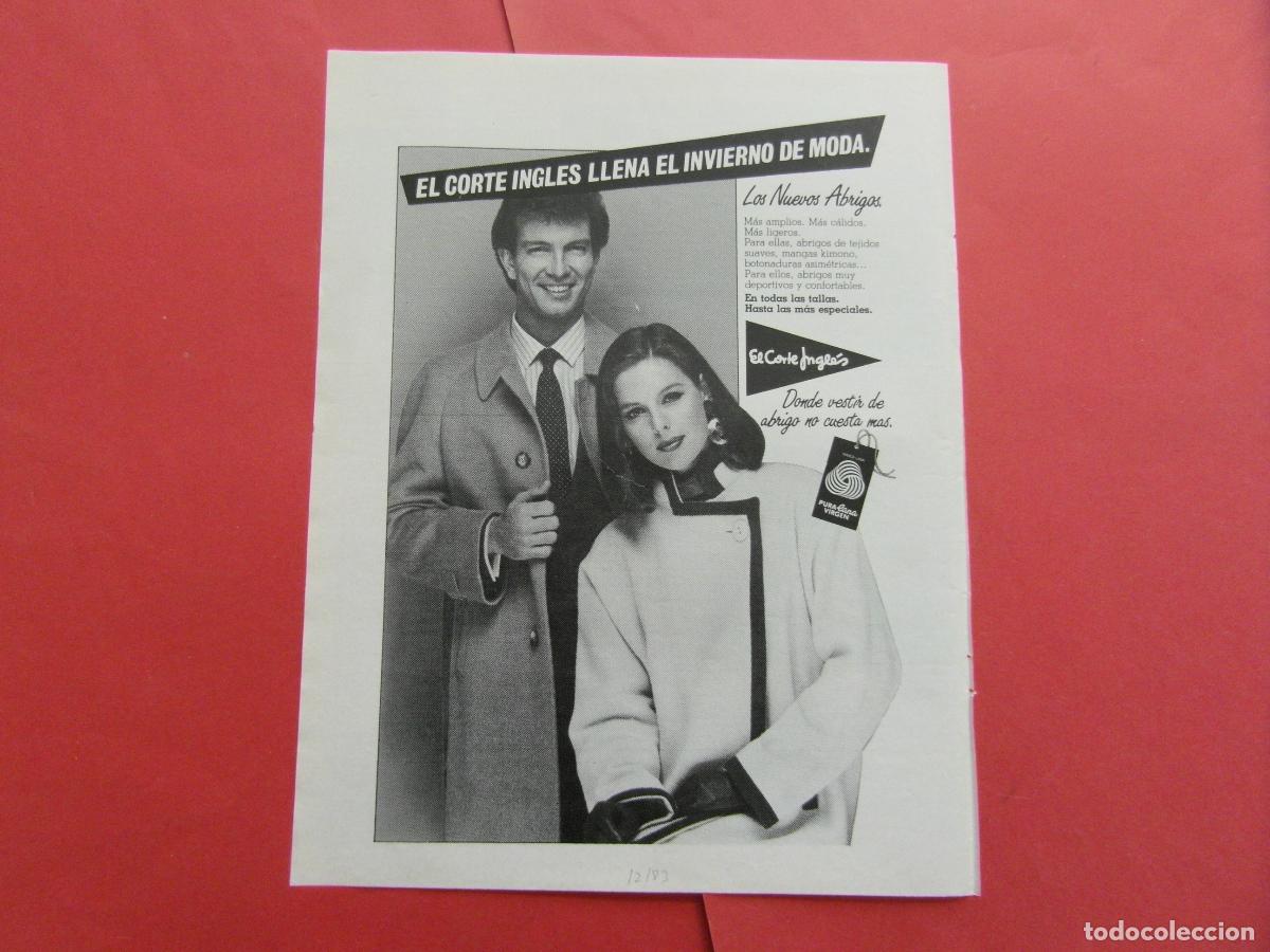 Coleccionismo de carteles: PUBLICIDAD 1983 - EL CORTE INGLES - Foto 1