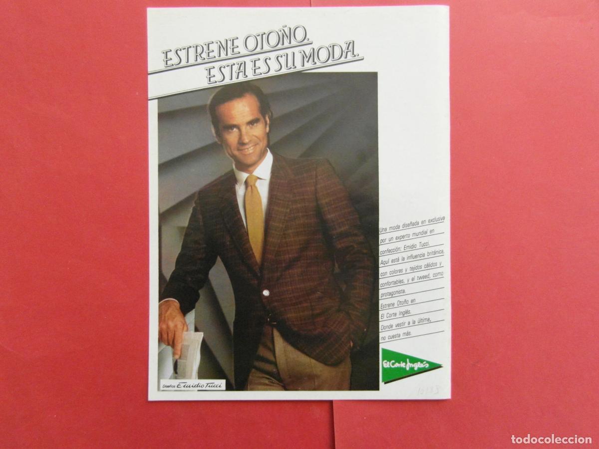 Collezionismo di affissi: PUBLICIDAD 1983 - EL CORTE INGLES EMIDIO TUCCI