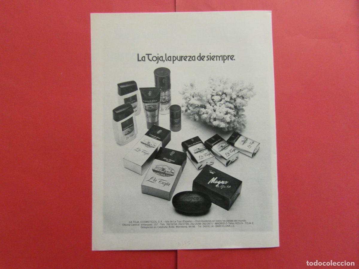 Poster collecting: PUBLICIDAD 1975 - PERFUME LA TOJA MAGNO COSMETICOS