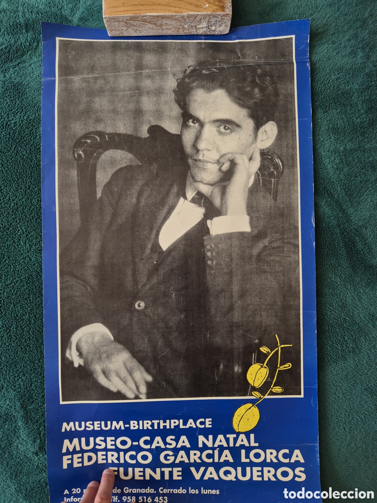 Coleccionismo de carteles: CARTEL MUSEO CASA NATAL FEDERICO GARCIA LORCA.