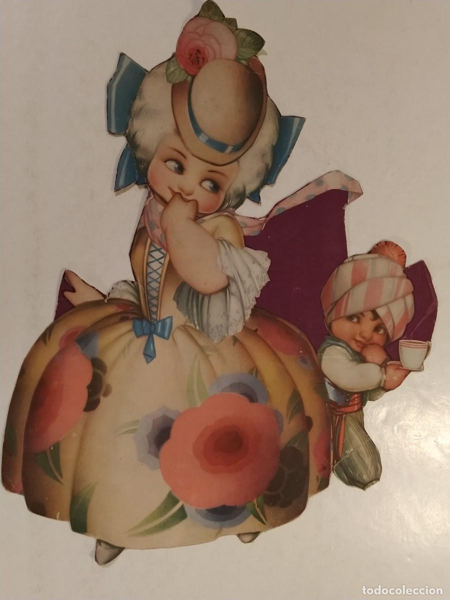 Coleccionismo de carteles: CARTEL ANTIGUO TROQUELADO - VER FOTOS