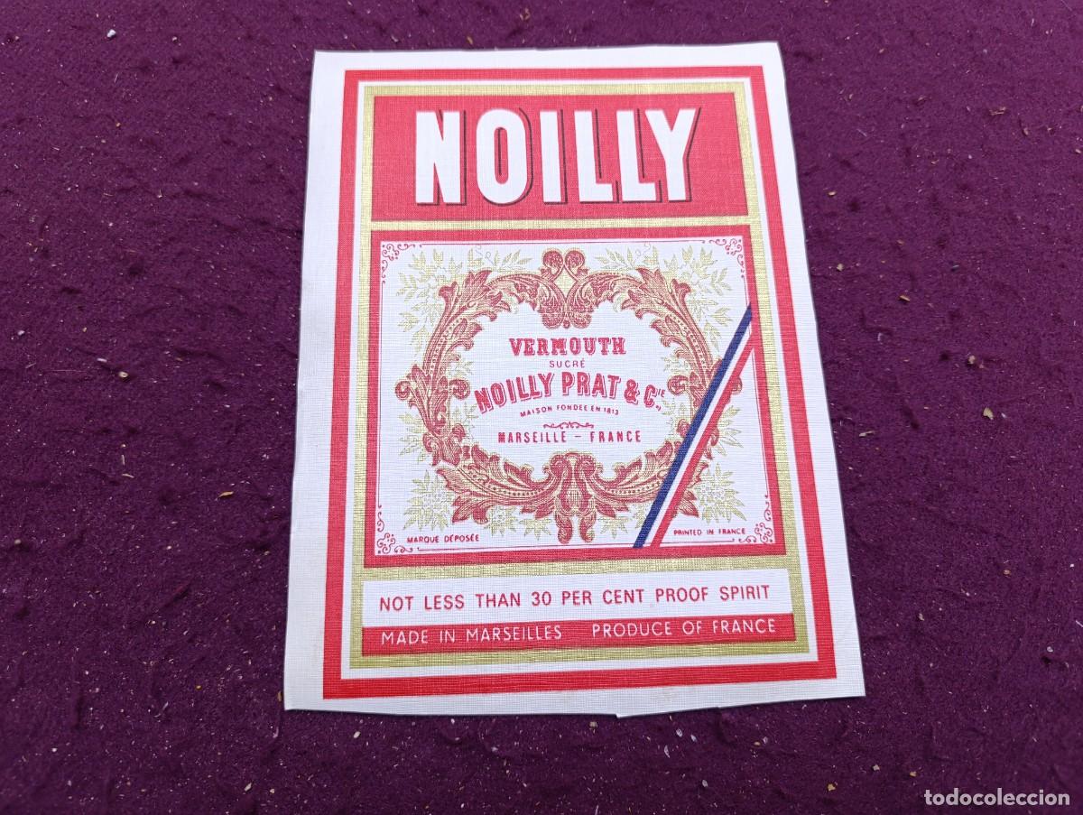Coleccionismo de carteles: Curiosa Publicidad de Bebida, Noilly, en papel rugoso a identificar.