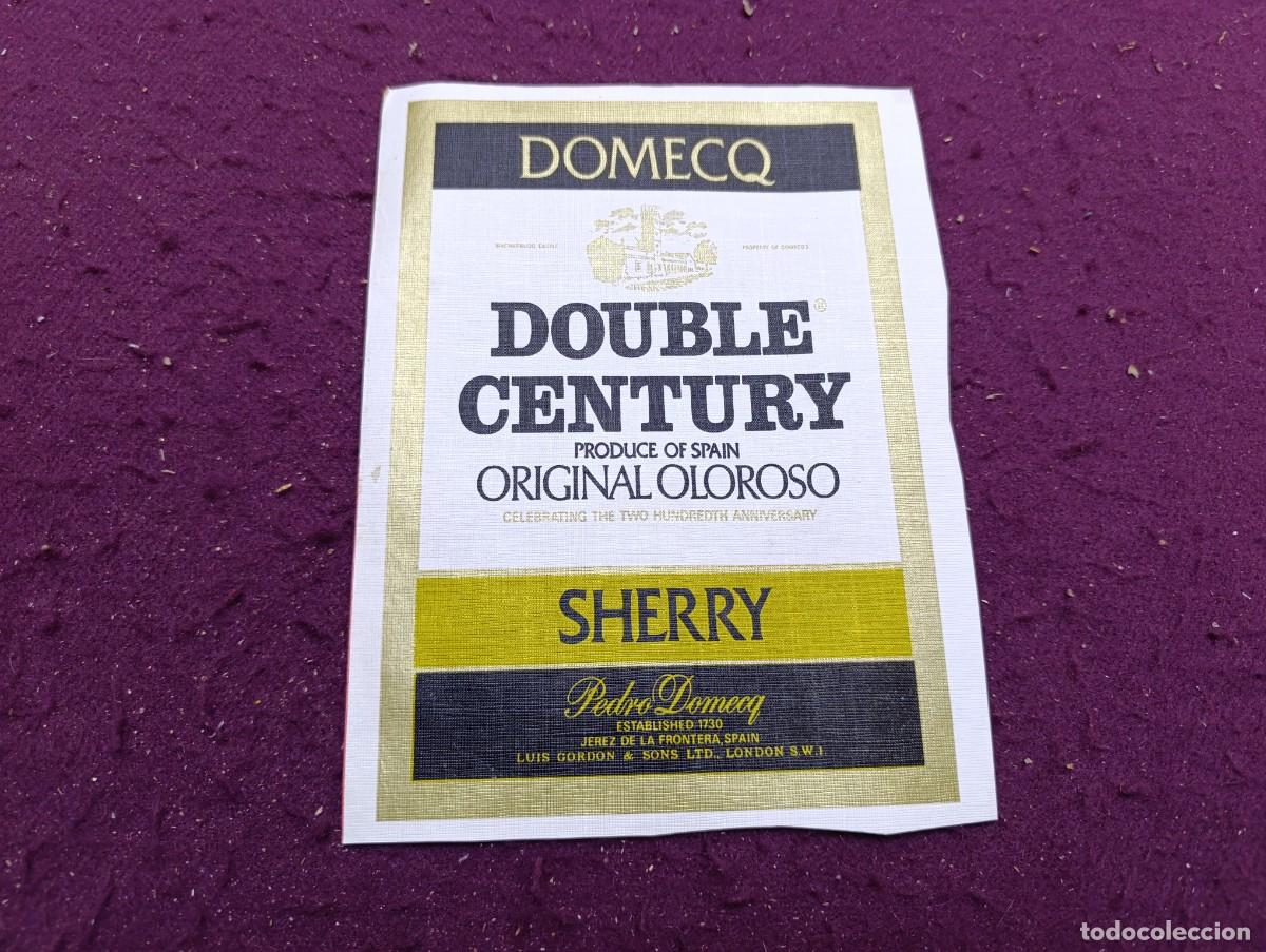 Colecionismo de cartazes: Curiosa Publicidad de Bebida, Double Century, en papel rugoso a identificar.