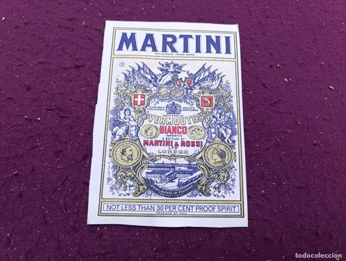 Coleccionismo de carteles: Curiosa Publicidad de Bebida, Martini, en papel rugoso a identificar.