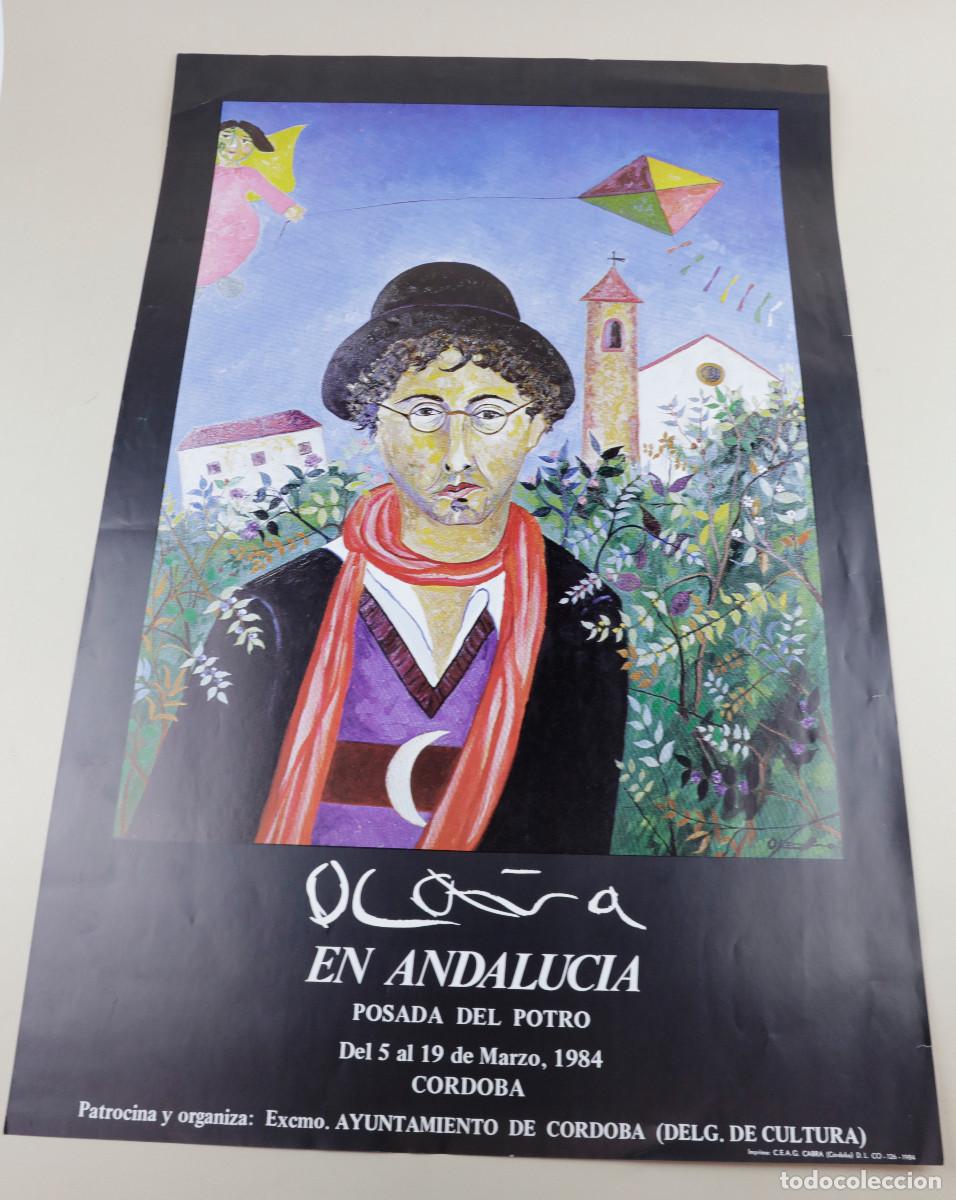 Coleccionismo de carteles: OCA&Ntilde;A EN ANDALUC&Iacute;A, Posada del Potro, marzo 1984. Cartel 50x75cm.