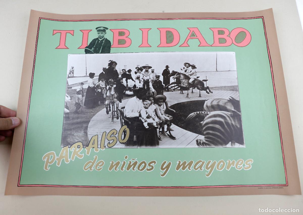 Coleccionismo de carteles: TIBIDABO paraiso de ni&ntilde;os y mayores, cartel 42x58cm.