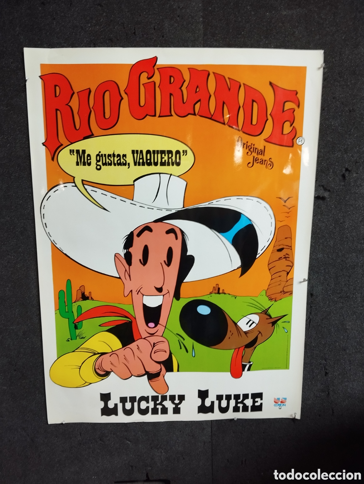 Coleccionismo de carteles: Poster plastificado de Lucky Luke 70x50