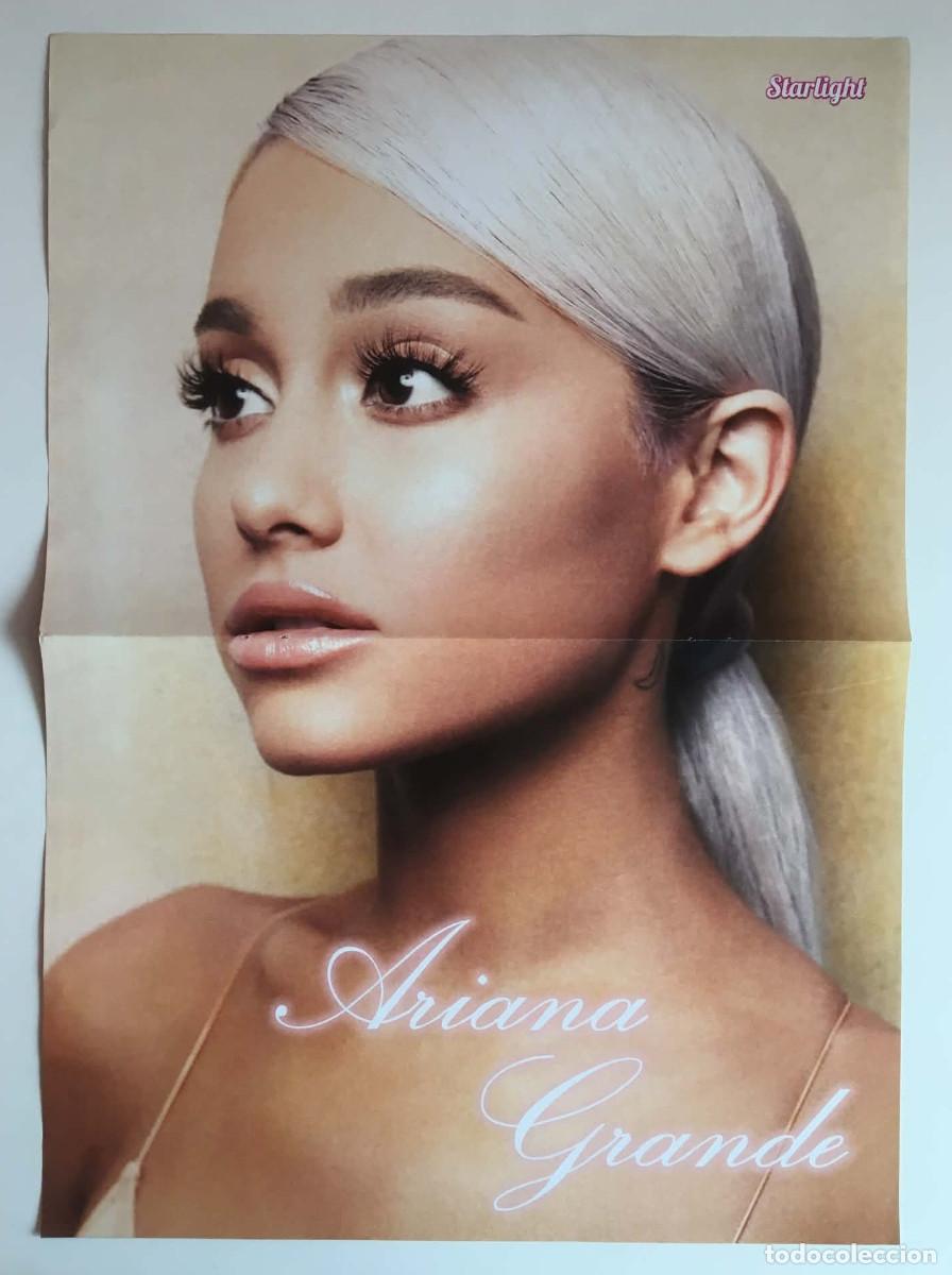 Coleccionismo de carteles: Ariana Grande / Kendji Girac Double-Sided Poster StarLight Magazine France Music