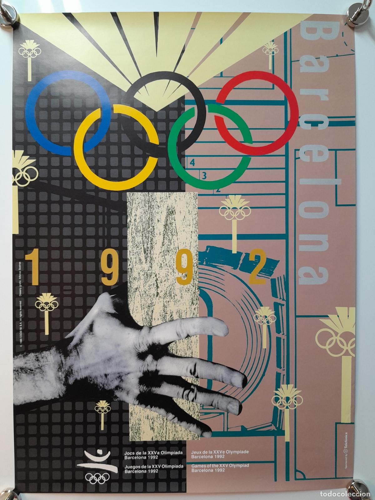 Sammeln von Plakaten: CARTEL OFICIAL DE LOS JUEGOS OL&Iacute;MPICOS DE BARCELONA &rsquo;92.ALFONSO SOSTRES. CA. 1992.