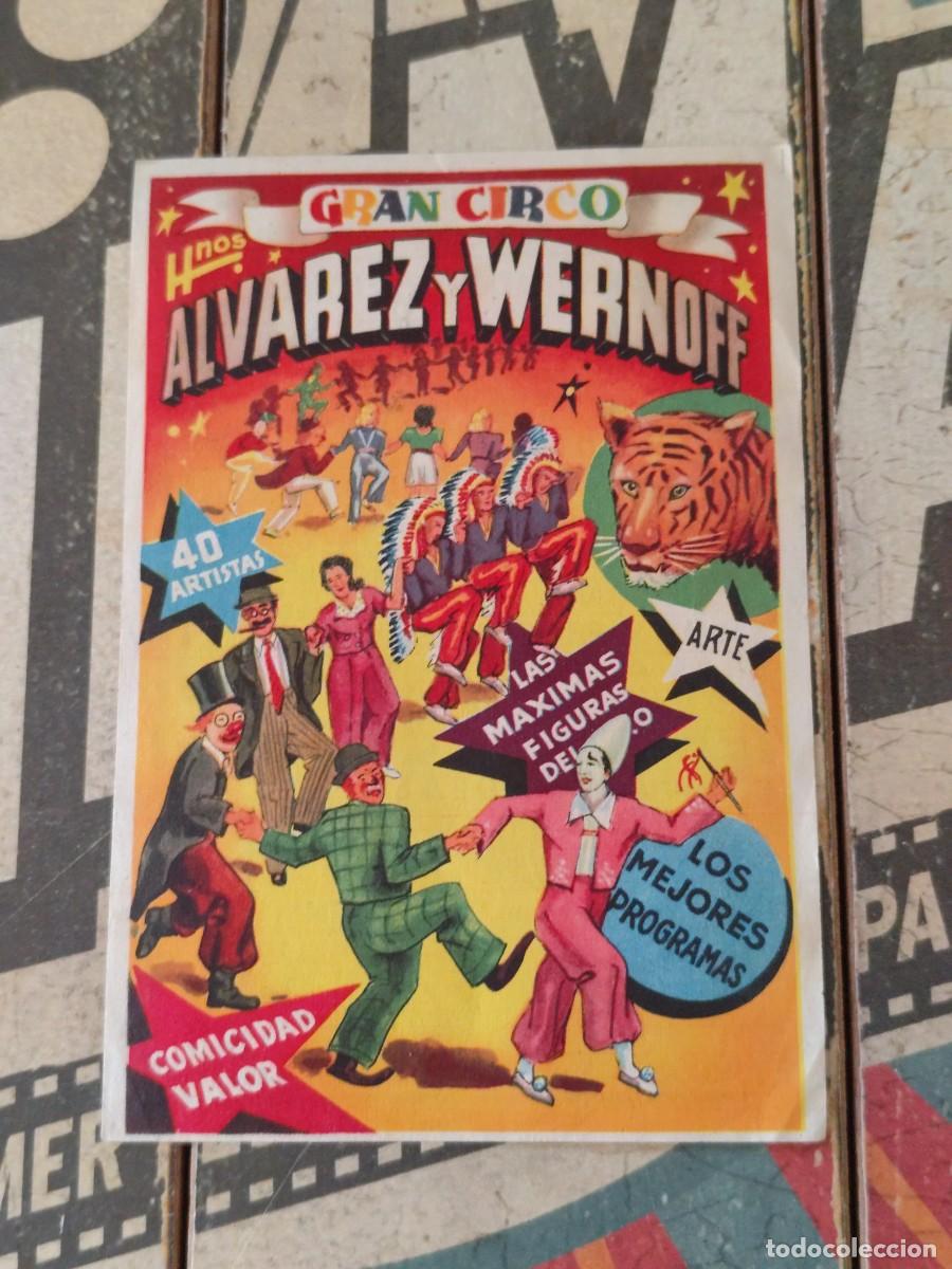 Coleccionismo de carteles: Gran Circo Hnos &Aacute;lvarez y Wernoff