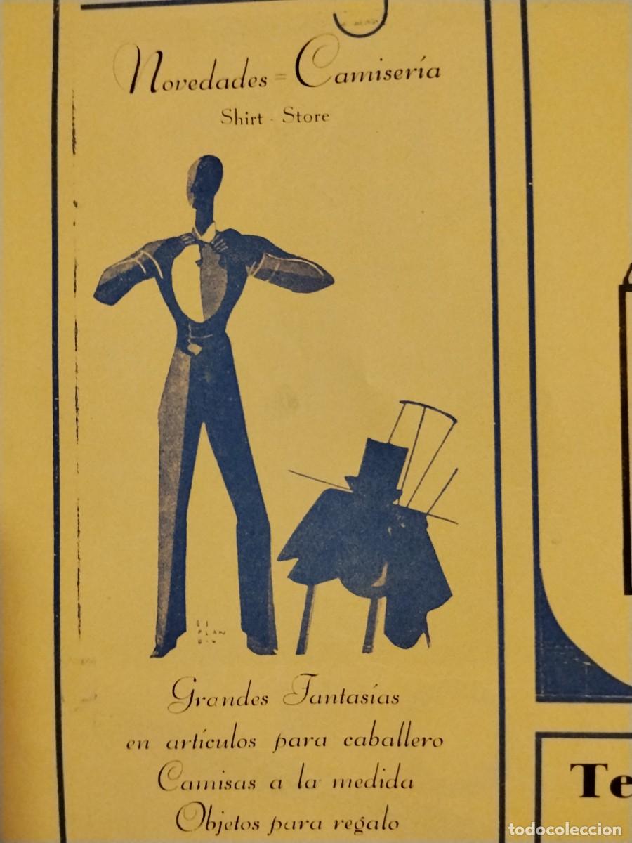 Coleccionismo de carteles: NOVEDADES CAMISERIA CARBAJO GIJON HOJA REVISTA A&Ntilde;O 1931-1932