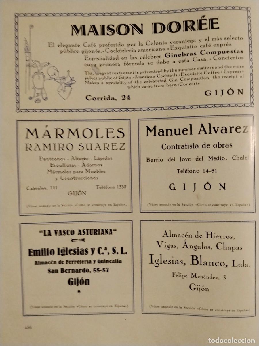Coleccionismo de carteles: CAFE MAISON DORRE GIJON HOJA REVISTA A&Ntilde;O 1931-1932