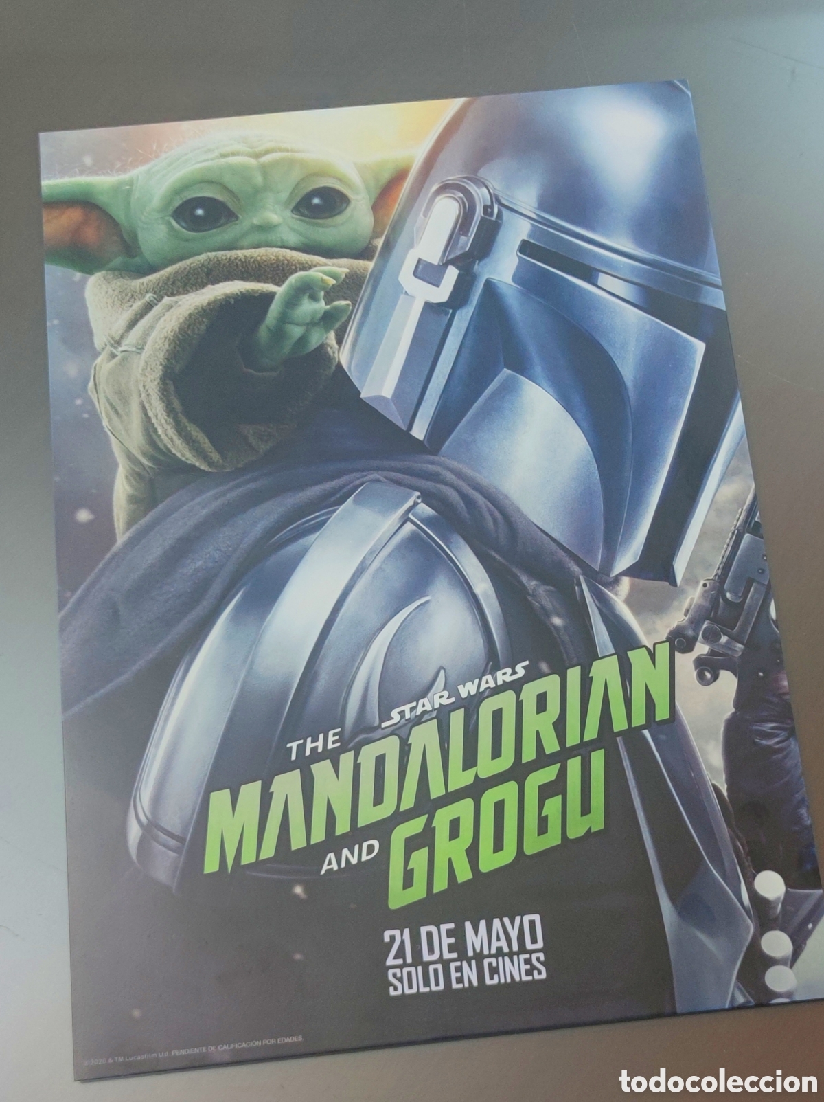 Coleccionismo de carteles: The Mandalorian & Grogu (l&aacute;mina original en A4)