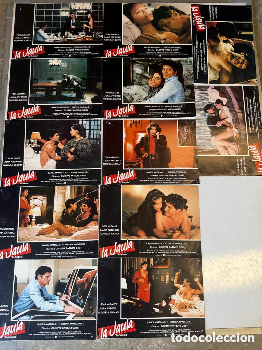 Coleccionismo de carteles: Fotocromos Originales La Jaula / La Gabbia 1985