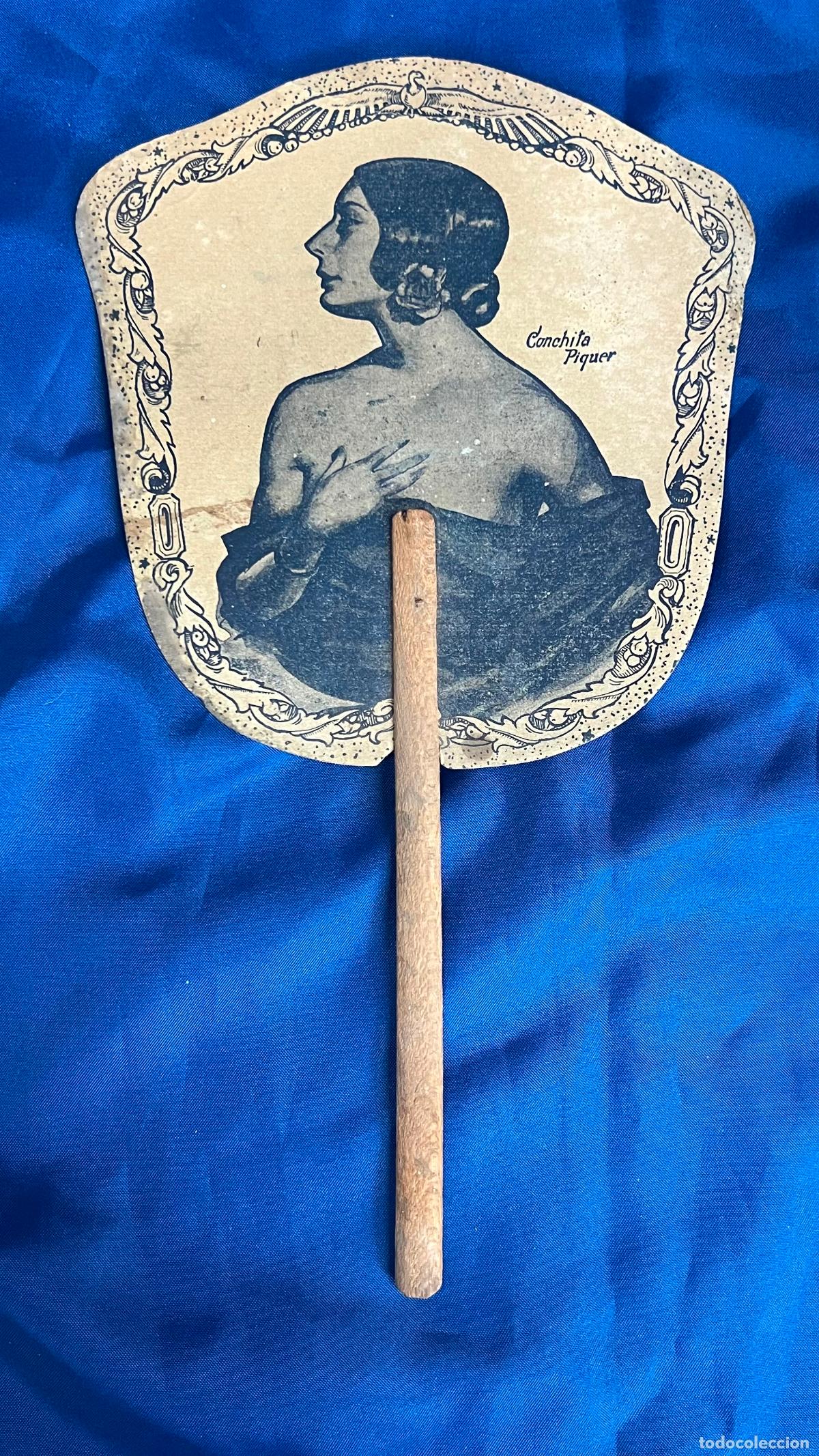 Coleccionismo de carteles: RAREZA HIST&Oacute;RICA: PAIP&Aacute; / ABANICO PUBLICITARIO DE CART&Oacute;N (A&Ntilde;OS 20-30) - LITOGRAF&Iacute;A DE CONCHITA PIQUE