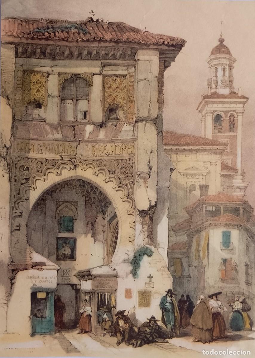 Coleccionismo de carteles: CARTEL DE DIBUJO DE 20X26 DEL CORREO DE LOS MOROS EN GRANADA