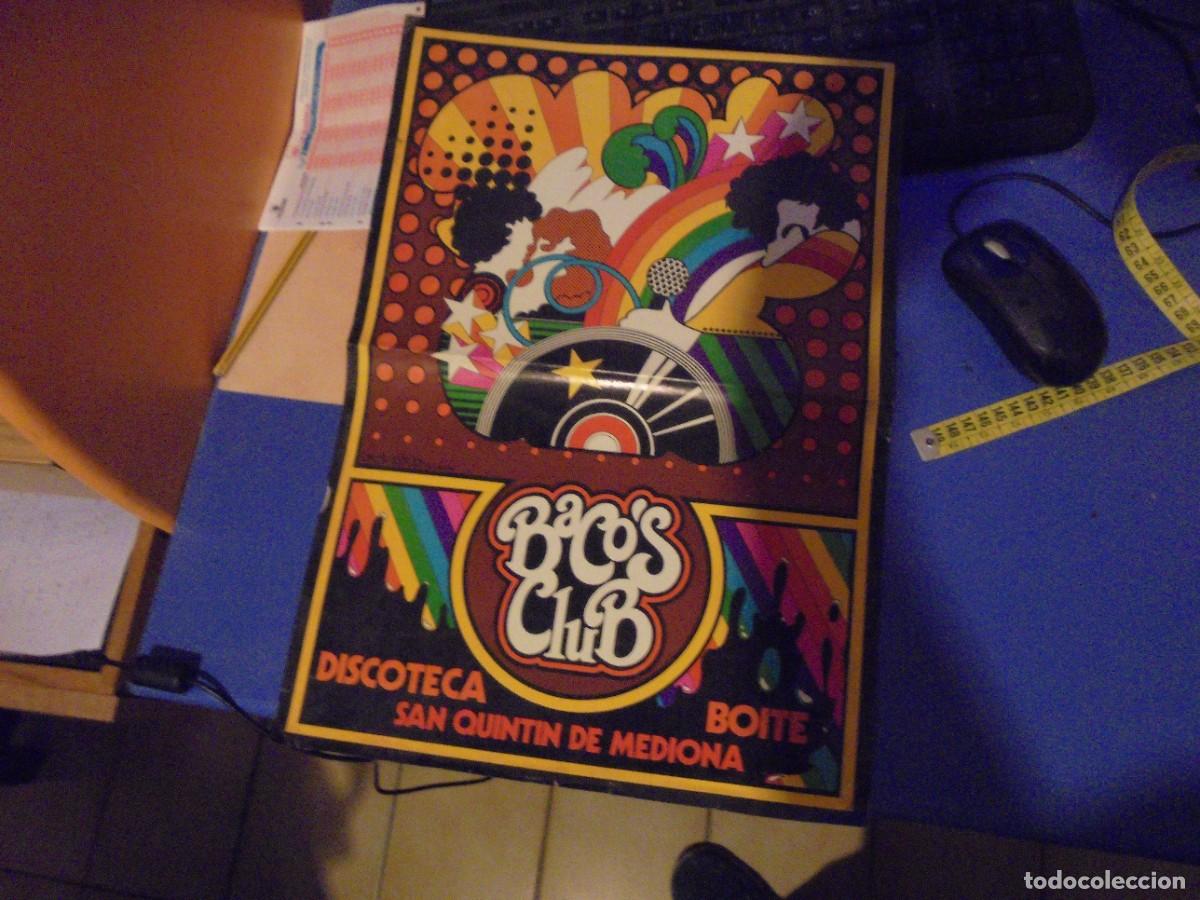 Coleccionismo de carteles: cartel poster publicidad discoteca bacos club san quinti de mediona san quintin de mediona