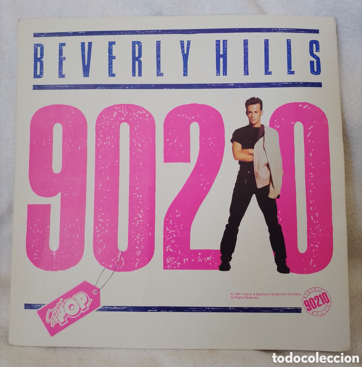 Coleccionismo de carteles: Cart&oacute;n promoci&oacute;nal Beverly Hills 90210 - Super Pop