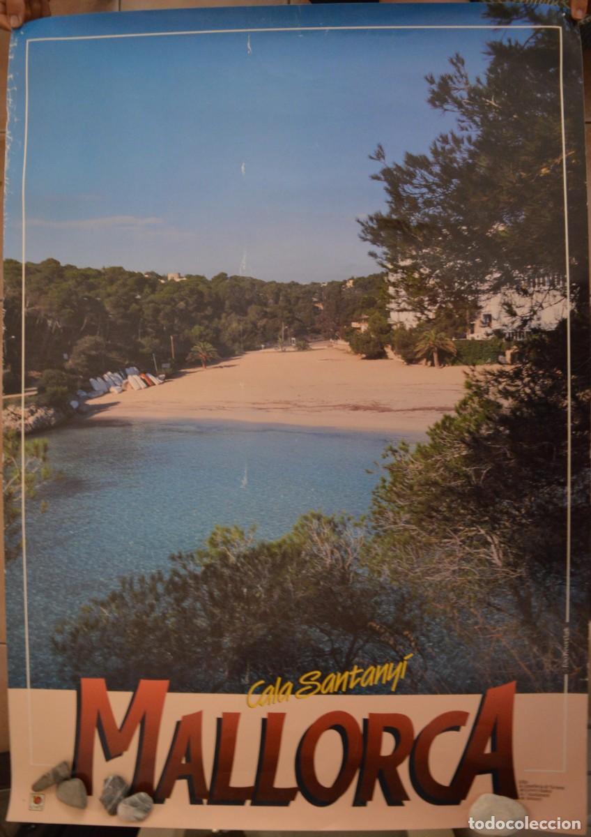 Coleccionismo de carteles: CARTEL MALLORCA ISLAS BALEARES ILLES BALEARS MUNICIPIO SANTANY&Iacute; CALA SANTANY&Iacute; MAR ARENA FOTO