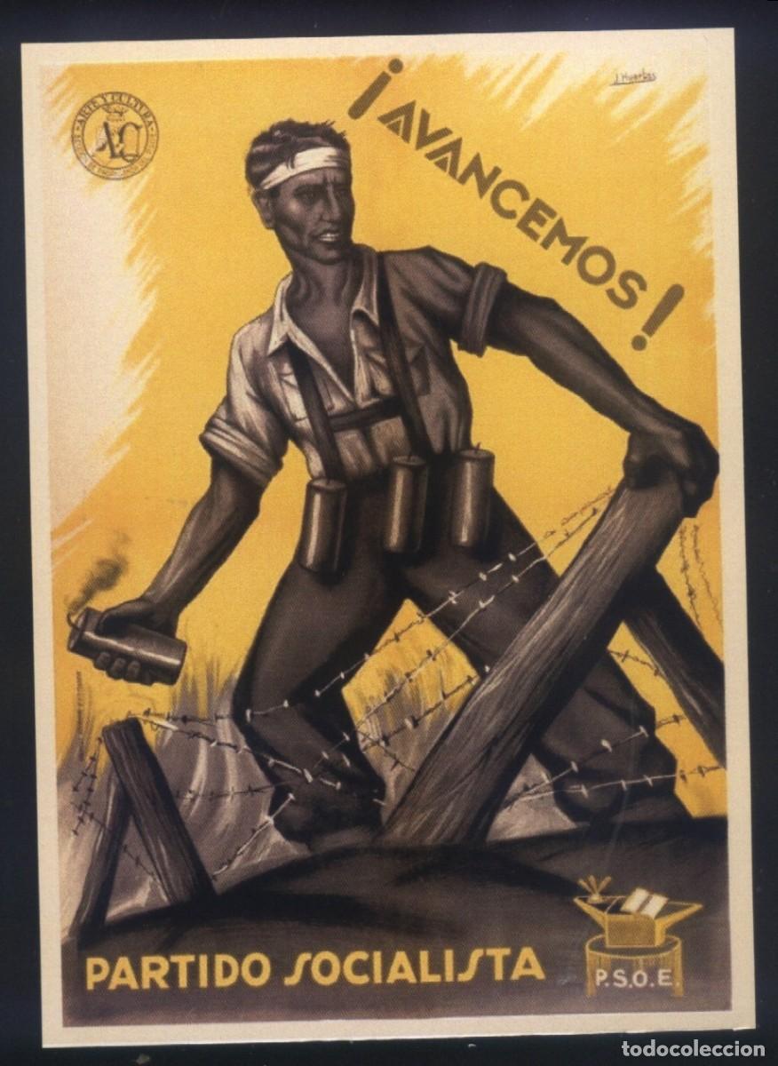 Coleccionismo de carteles: B-1183- GUERRA CIVIL ESPA&Ntilde;OLA. AVANCEMOS.