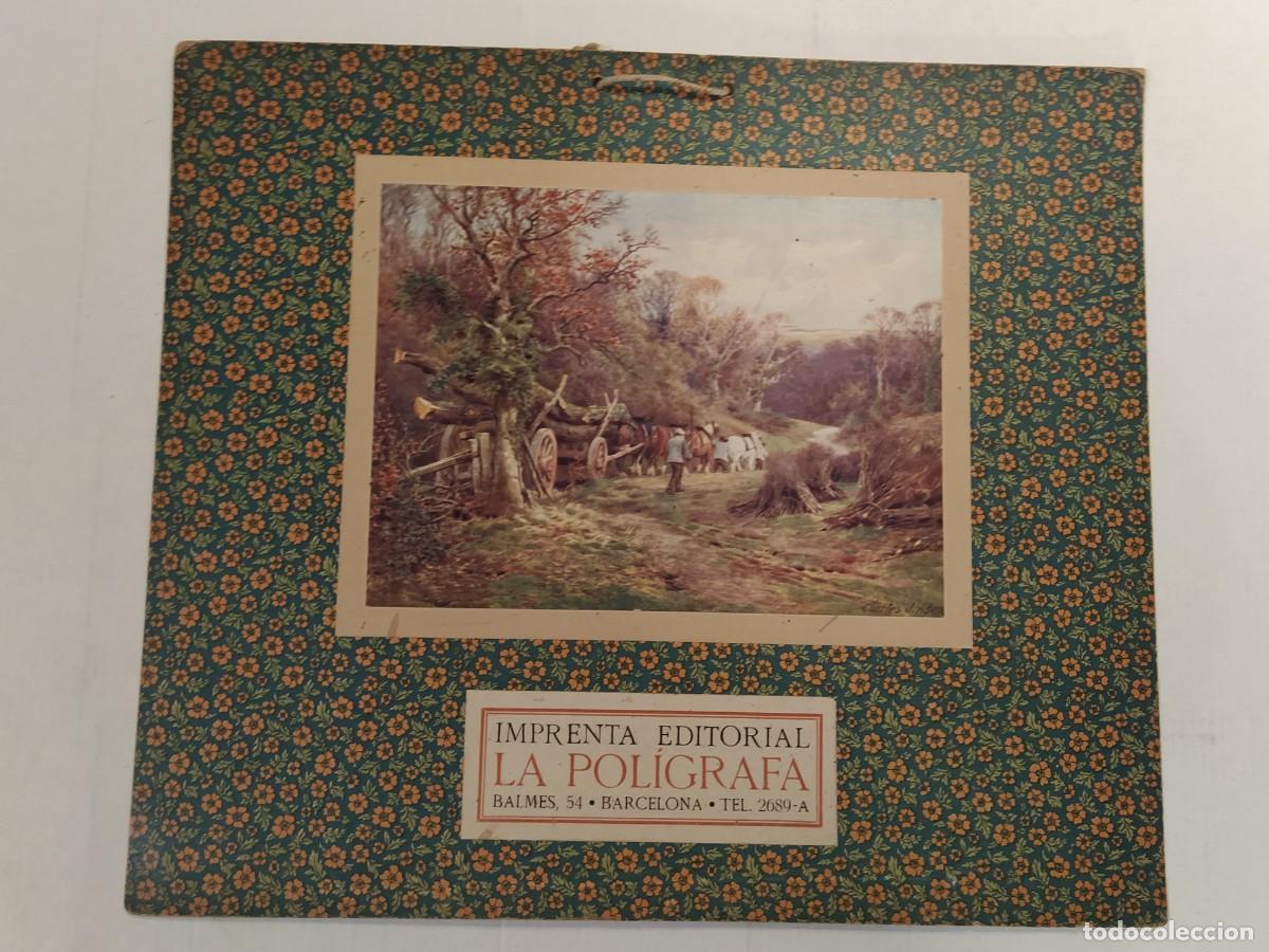 Coleccionismo de carteles: BARCELONA - IMPRENTA EDITORIAL LA POLIGRAFA - CARTEL ANTIGUO -VER FOTOS