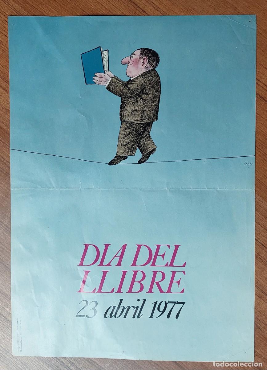 Coleccionismo de carteles: CESC CARTELL DIA DEL LLIBRE 1977