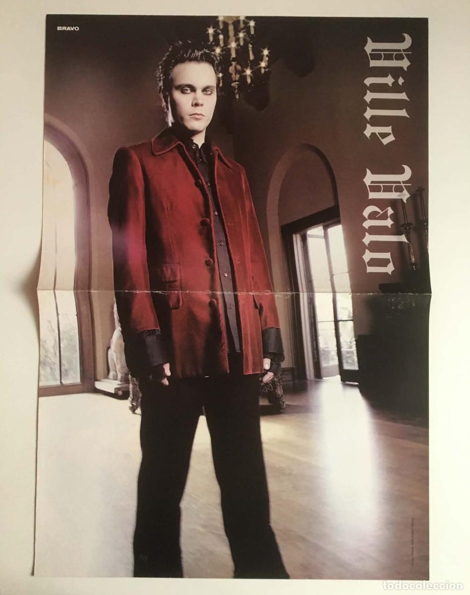 Coleccionismo de carteles: Ville Valo (HIM) / Rihanna Rare Double-Sided Poster Size A3 Bravo Magazine Bulgaria Music