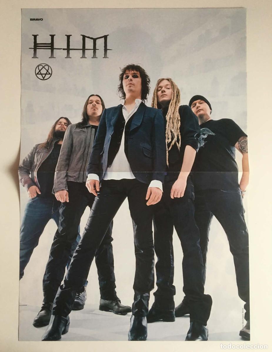 Coleccionismo de carteles: HIM / Dr. House Hugh Laurie Double-Sided Poster Size A3 - Bravo Magazine Bulgaria Music TV Series