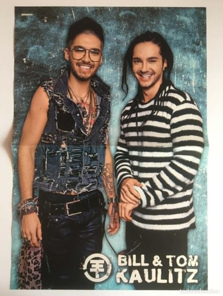 Coleccionismo de carteles: Tokio Hotel Kaulitz Twins Bill & Tom / Lana Del Rey Double-Sided Poster A3 Bravo Bulgaria Music