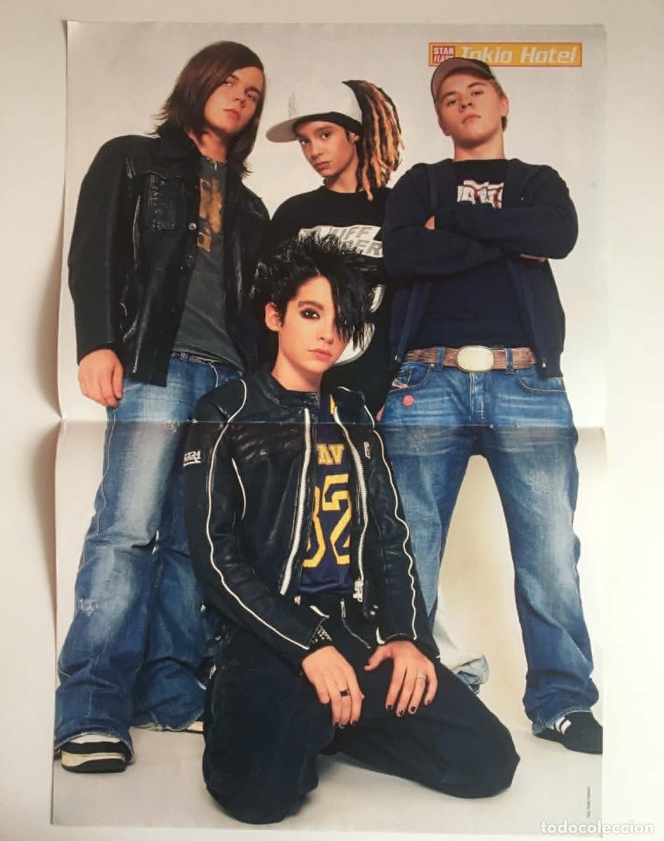 Collezionismo di affissi: Tokio Hotel Schrei Era / Emma Watson & SpongeBob Poster A3 Star Flash Magazine Germany Music Rare