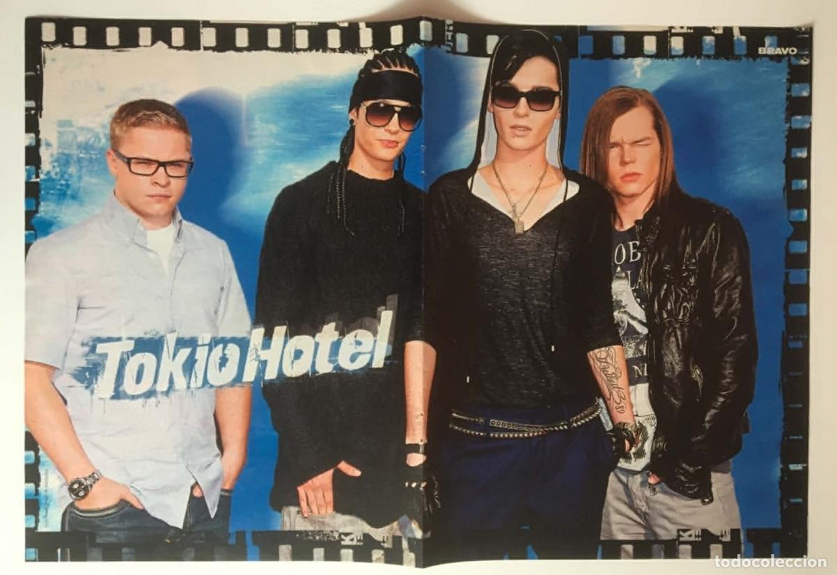 Coleccionismo de carteles: Tokio Hotel / Lady Gaga Double-Sided Poster A3 Bravo Magazine Germany Music Rare Mint