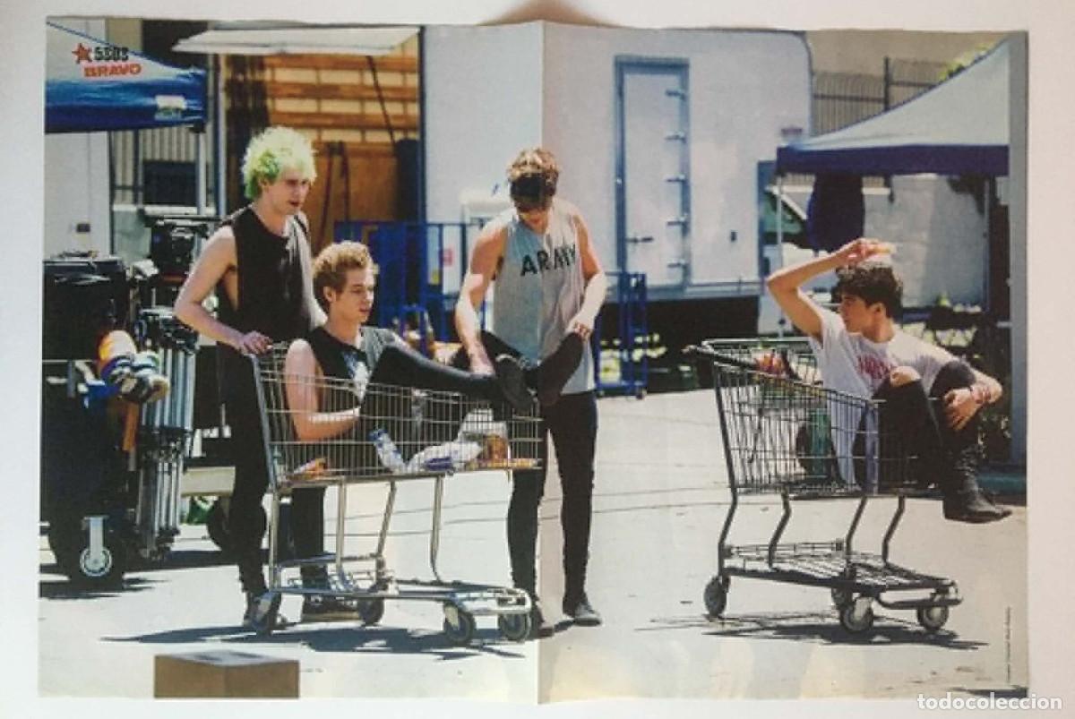 Poster collecting: 5 Seconds of Summer 5SOS / The Script Double-Sided Poster A3 Bravo Magazine Bulgaria Music