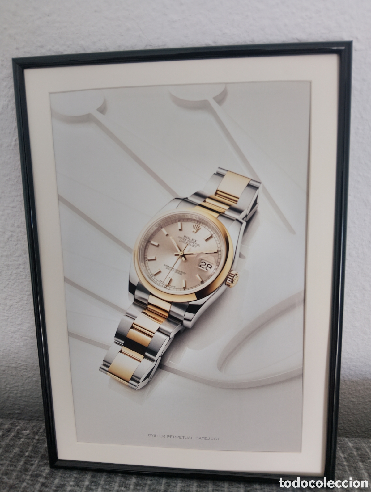 Poster collecting: Rolex anuncio original enmarcado a&ntilde;os 2010
