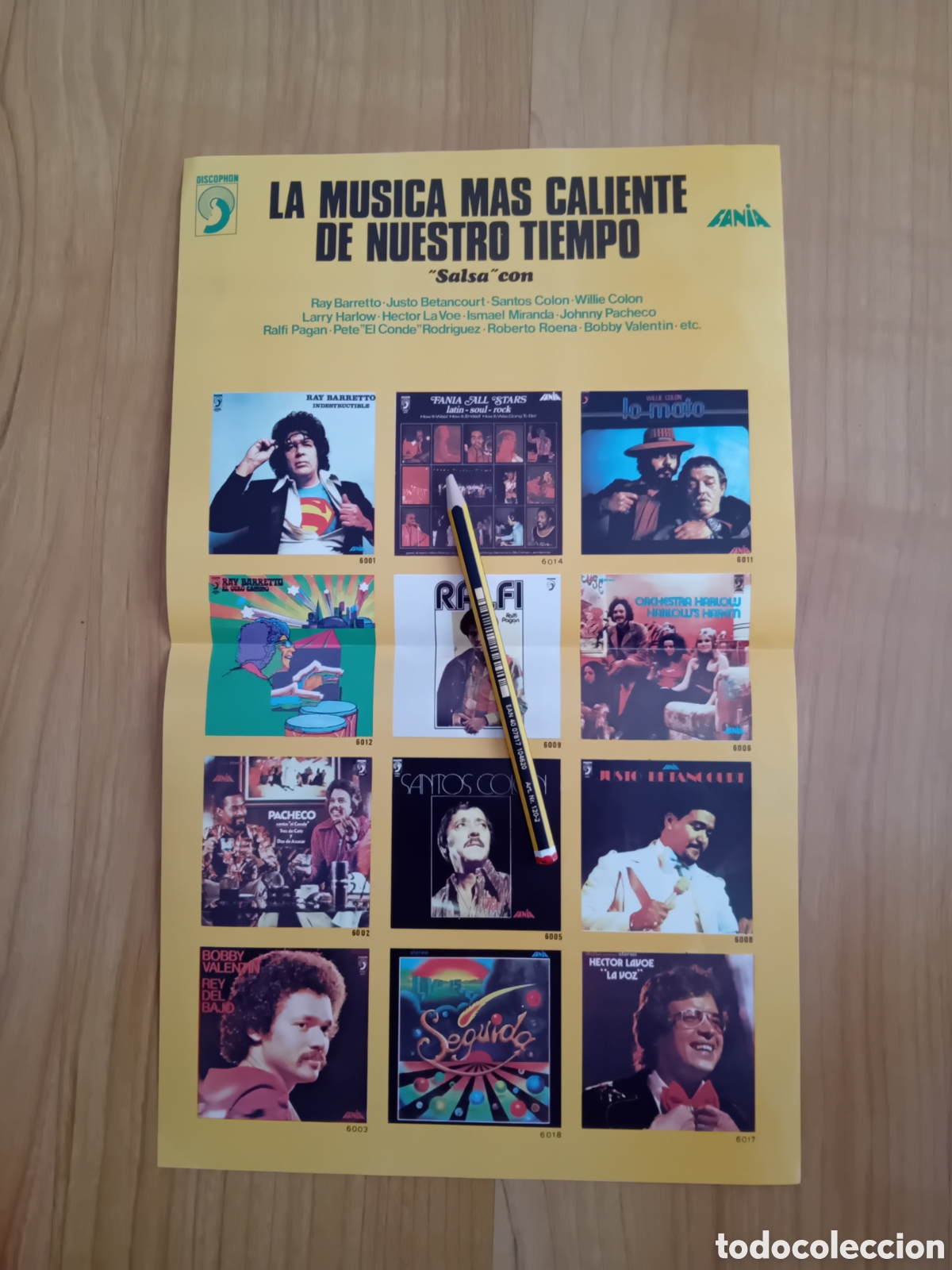 Poster collecting: CARTEL DISCOPHON. FANIA. SALSA. BARRETTO Y OTROS. A&Ntilde;OS 70