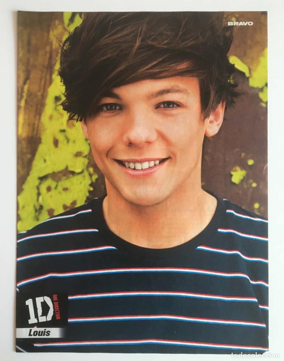 Coleccionismo de carteles: Louis Tomlinson One Direction Rare Poster & Article Set Bravo Magazine Bulgaria Music