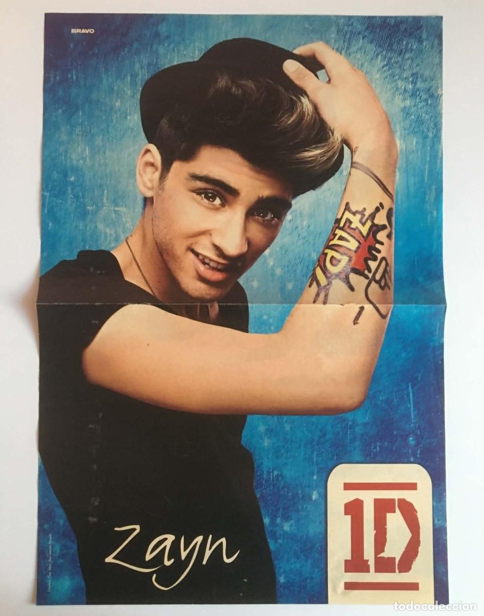 Coleccionismo de carteles: Zayn One Direction / Bring Me The Horizon Double-Sided Poster А3 Bravo Magazine Bulgaria Music
