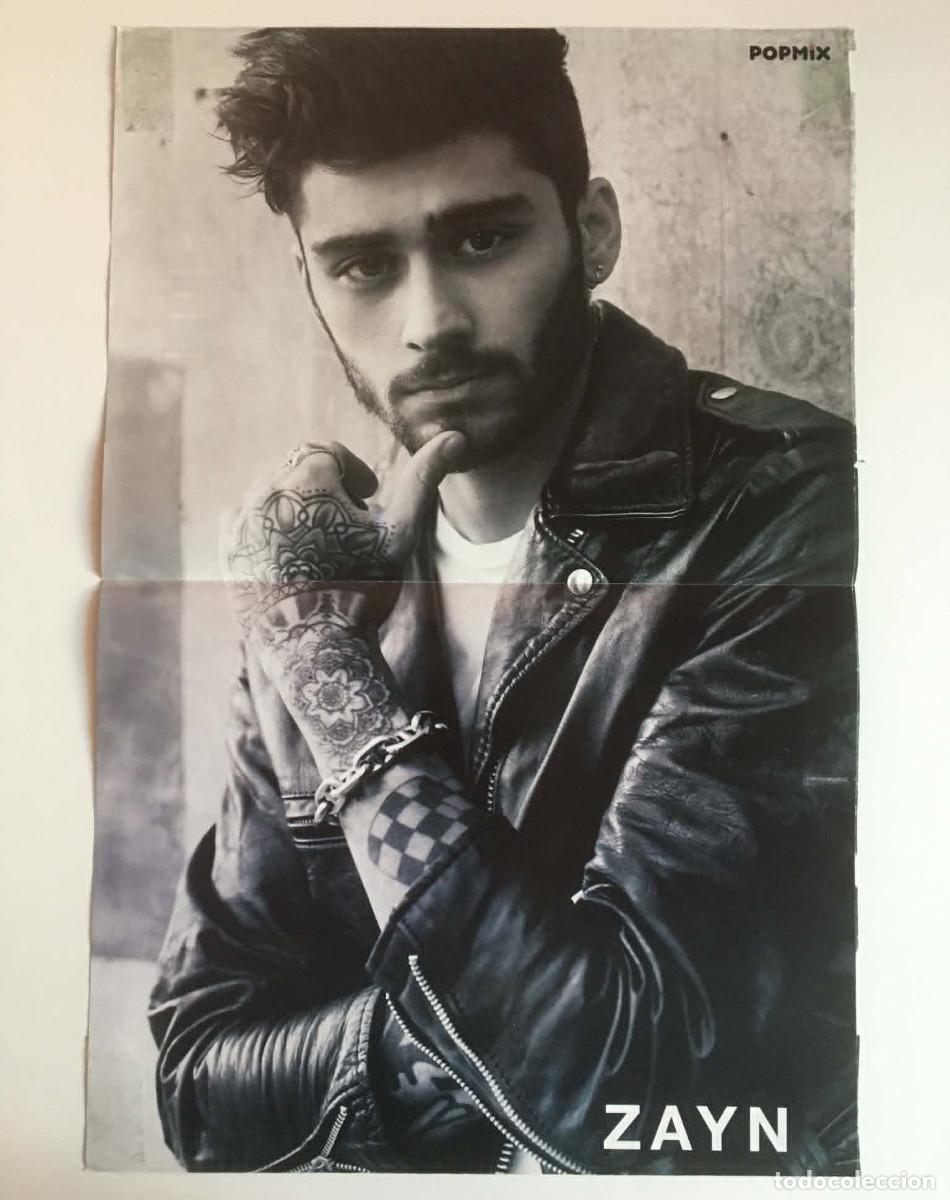 Coleccionismo de carteles: Zayn Malik One Direction / The Vamps / Edis Double-Sided Poster A3 Turkish PopMix Magazine Music