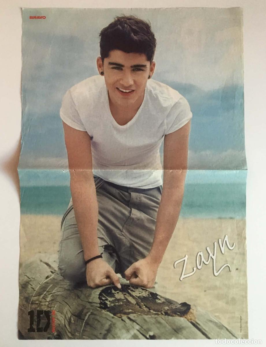 Coleccionismo de carteles: Zayn Malik One Direction 1D / Selena Gomez Double-Sided Poster A3 Bravo Magazine Germany Music