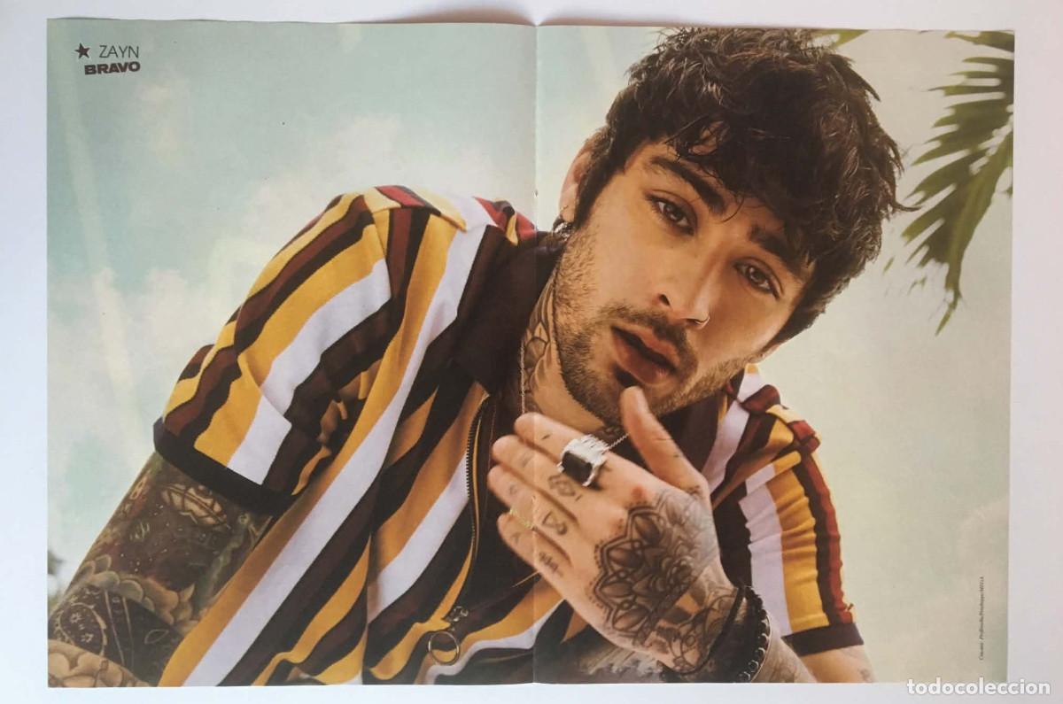 Coleccionismo de carteles: Zayn Malik One Direction 1D / Martina Stoessel Tini Double-Sided Poster A3 Bravo Bulgaria Music TV